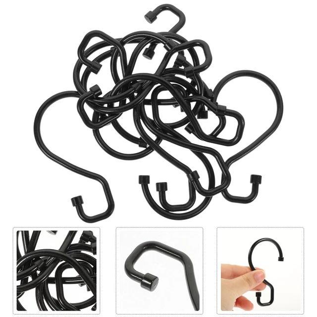 12 Pcs Shower Curtain Rings Curtain Hook Wall Hanging Hooks Metal S Hooks Track
