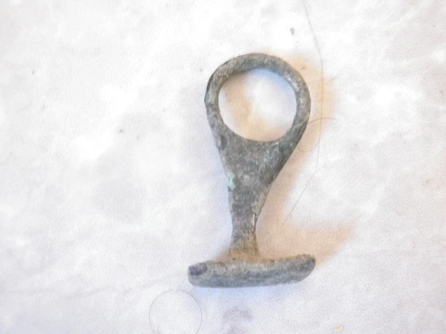 Preciosa Hebilla  Bronce Medieval  Militar ? Ancient Bronze  Buckle