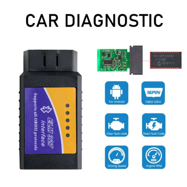 Diagnostica Auto Mobile Scanner OBD2 Bluetooth ELM327 - Diagnostica Auto Multi Marche, Lettore Codici Errore, Per IOS Android Windows Scanner Multi Marche OBD2 - Foto 6