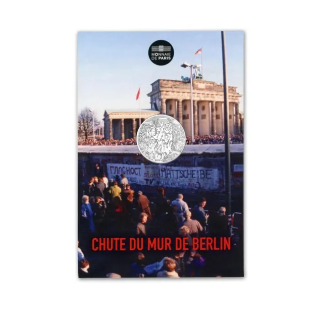 10 euros FRANCE Argent 2019 30 ans de la chute du mur de Berlin