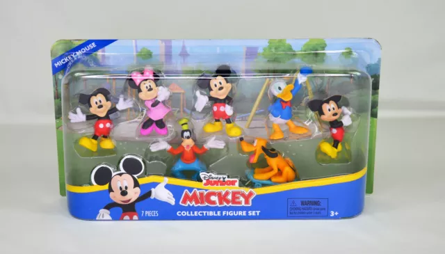 Disney Junior Mickey Mouse Collectible 7 Figure Set NEW Sealed