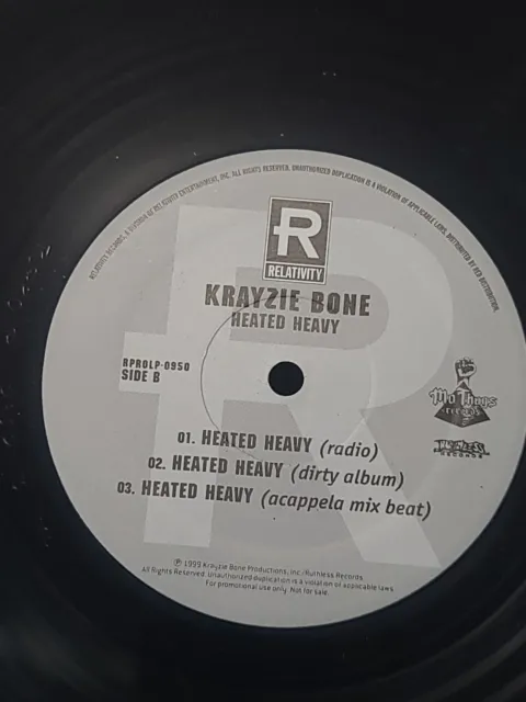 Krayzie Bone - We Starvin/Heated Heavy  5-Track Maxi Single 12" Vinyl Record