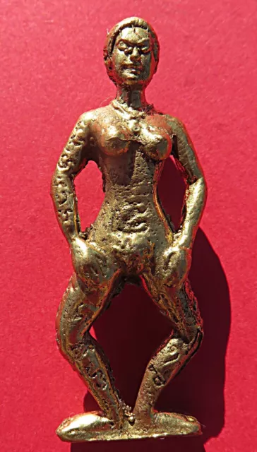 Stehende nackte Frau, buddhistisches Fruchtbarkeitssymbol,Bronze.B1