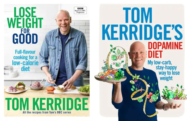 Tom Kerridge Set Dopamine Diet Lose Weight for Good Cookbook Lot Low Calorie