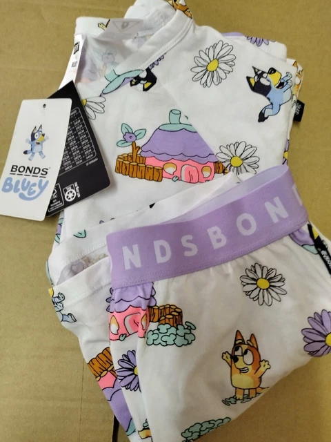 Pyjama Garçon Bluey Et Bingo - Tissu Coton Doux, Tailles 18-24 Mois à 7-8 Ans - Motif 'Fun Times'