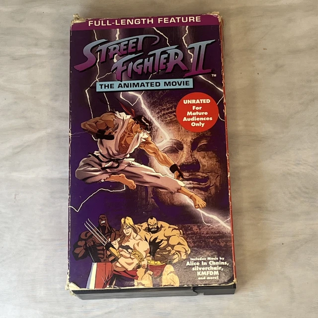 STREET FIGHTER THE Movie VHS 1995 Capcom Jean-Claude Van Damme Raul Julia EUR 15,62 - ES
