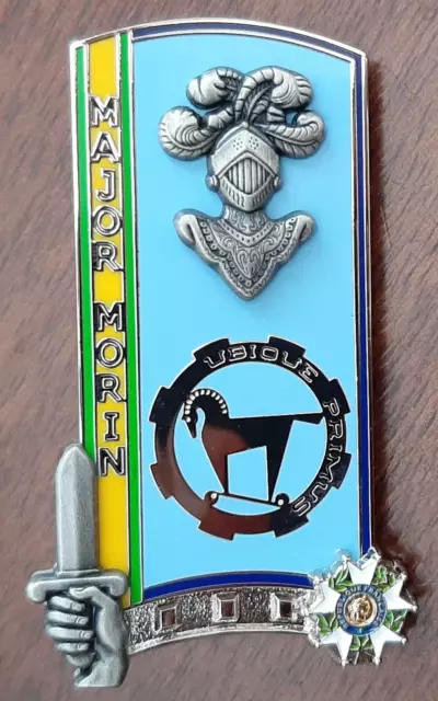 MAJOR MORIN 315° Promotion ENSOA numéroté 1° RCA  Insigne ORIGINAL BADGE