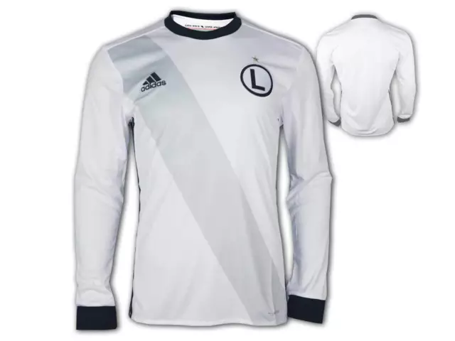 ADIDAS LEGIA WARSAW home jersey white Legia Warszawa LWA home shirt size S  - XL £24.07 - PicClick UK