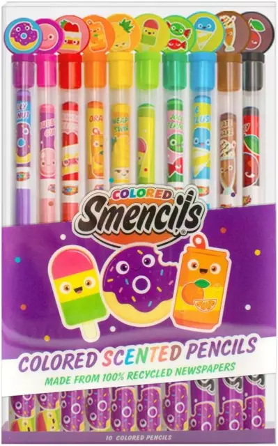 Educational Insights Smencils Scented Pencils, #2, 10 Scents, 50