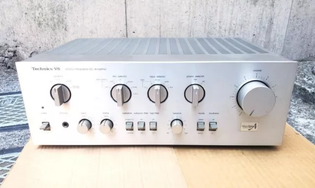 TECHNICS SU-V6 Integrated Stereo DC Amplifier Tested Working From Japan