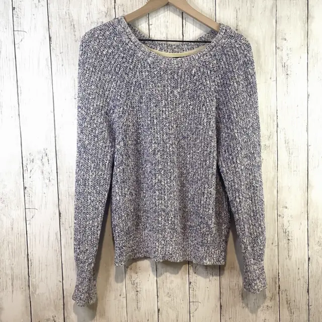 Free People Womens Electric City Pullover Knit Sweater Long Sleeve Crew Neck M