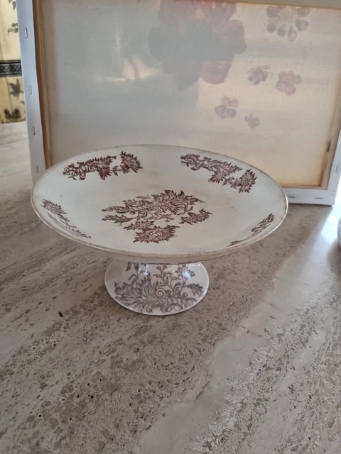 Coupe Vintage émaillée Sur Pied – Hauteur 12,5 Cm Diamètre 15 Cm – à Identifier
