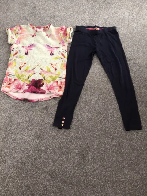 Ted Baker Girls leggings and top Set Age 8_9