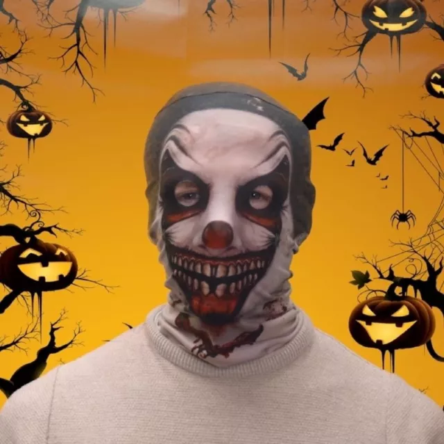Halloween Masque Visage - Horreur Effrayant Grim Reaper Déguisement - Tissu