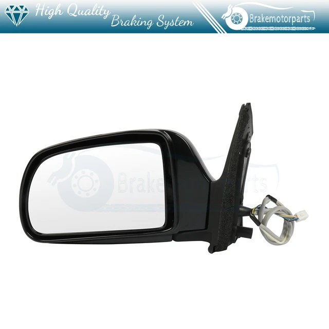 (Left) Power Heated Mirror For 1998-2003 Toyota Sienna Manual Fold+Smooth