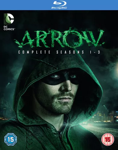 Arrow: Complete Seasons 1-3 Blu-ray (2015) Stephen Amell cert 15 12 discs