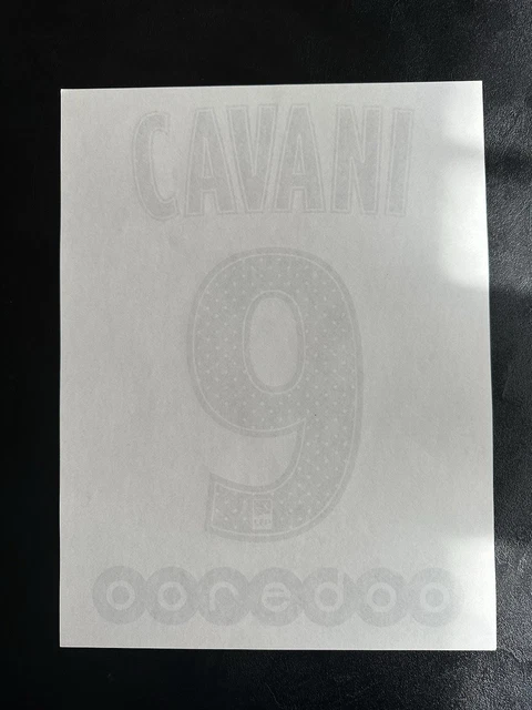 Flocage Officiel PSG 2017/2018 – Cavani Extérieur – Neuf Sous Blister