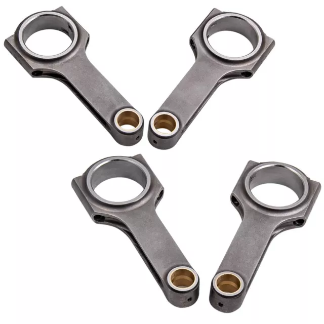 H-Beam 4140 Connecting Rods for Honda Civic CRX D16 ZC SOHC VTEC D Series 137mm