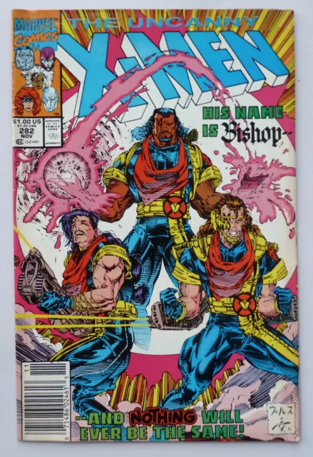 The Uncanny X-Men #282 - 1st Appearance Bishop Marvel November 1991 FN 6.0