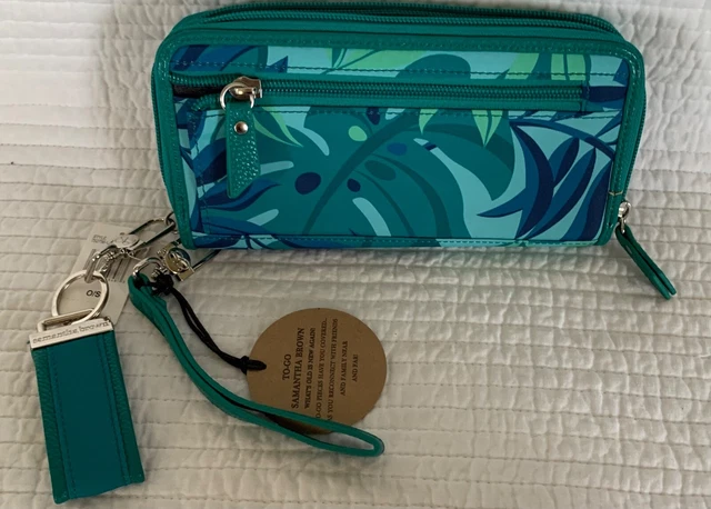 Samantha Brown To-Go Travel Double Zipper Wristlet 2