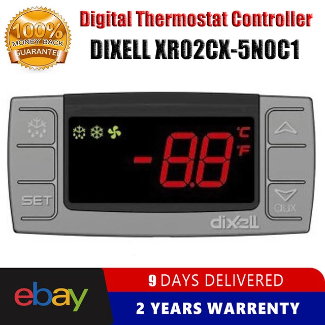 Régulateur électronique DIXELL XW220L-5N0C1 dimensions de montage 150x30mm