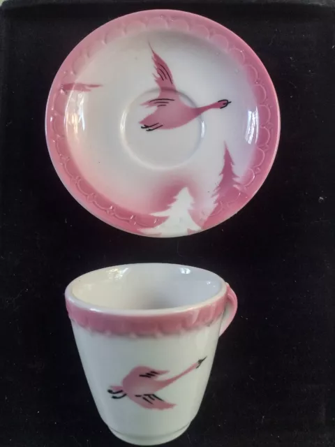 CMStP&P Milwaukee Road Railroad Dining Car China The Traveler DEMITASSE CUP&SAUC