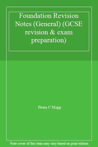 GCSE Maths: Foundation Revision Notes (General) (GCSE revision & exam preparati