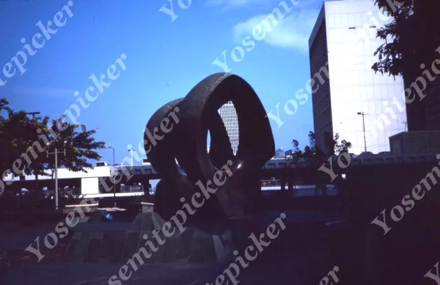 Sl68 Original slide 1990 Hong Kong park skyline 227a