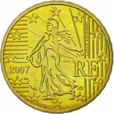 [#463479] Monnaie, France, 10 Euro Cent, 2007, SPL, Laiton, KM:1410
