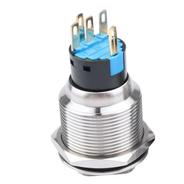 Interruttore rotante Performance di lunga durata 19 mm ON/OFF IP66 per strumenti