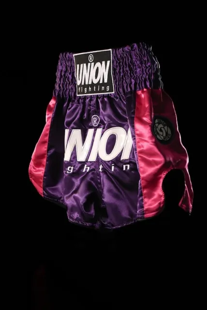 UNION fighting Muay Thai Shorts Purple Pink