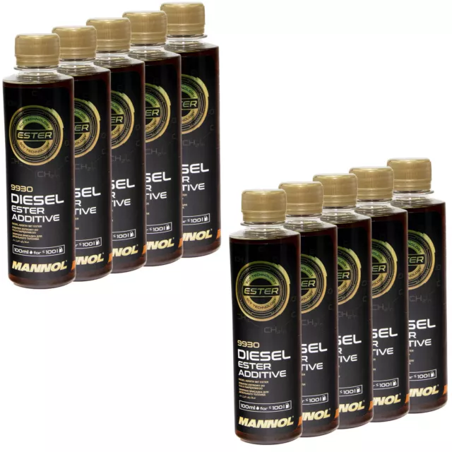 10 X 250 ml Verschleißschutz Reiniger Diesel Ester Additiv Dieseladditiv MANNOL