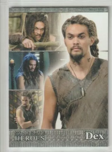 Stargate Heroes SG-1 Atlantis Trading Card #76 Jason Momoa as Ronon Dex