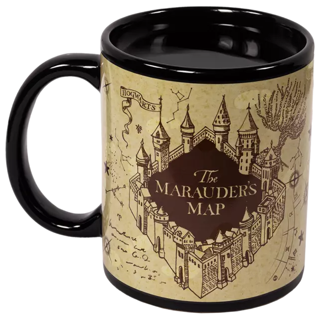 Ikon Collectables Harry Potter Marauder's Map Heat Changing Mug - New