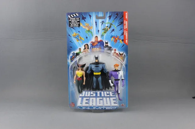 DC Universe - Mattel - JLU 3 Pack - Batman - Elongated Man - Hawkgirl