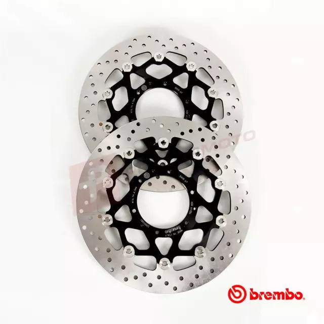 Brembo Floating Front Brake Disc Pair fits Honda CBR1000 RR Fireblade 2004-2005