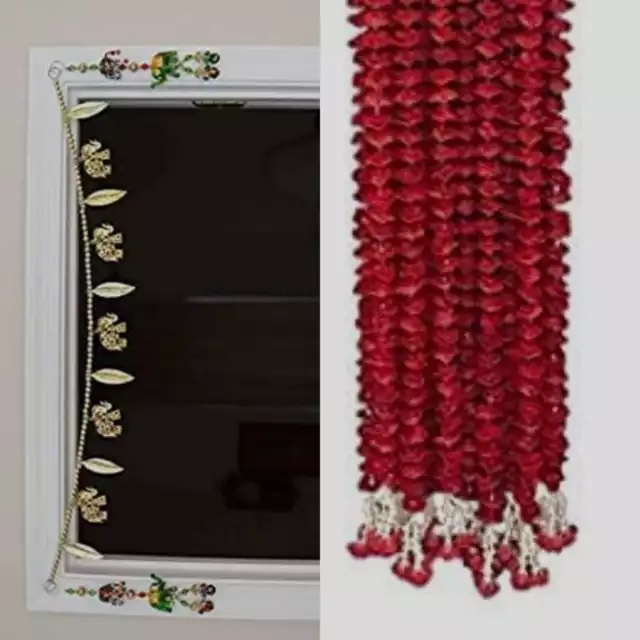 Indian Handmade Rose Hanging with Elephant Door Hanging for Decoration