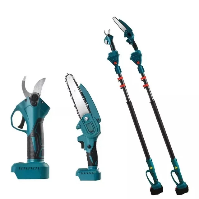 Ferro Da Stiro Con Caldaia Termozeta Asta Telescopica Per Kit Potatura Con Forbice Cesoia A Batteria 468 Taglia Rami