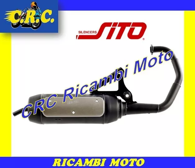 0559 Marmitta Completa Scarico Sito Plus Aprilia Amico / Sr Aria 50 1992-1998