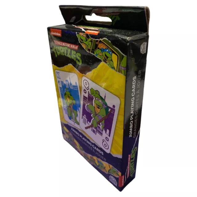 Nickelodeon TMNT Teenage Mutant Ninja Turtles 54 Jumbo Playing Cards New Sealed