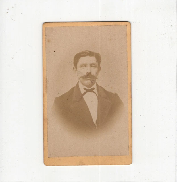 Gebr. Daum CDV Foto Herrenportrait - Mainz 1870er