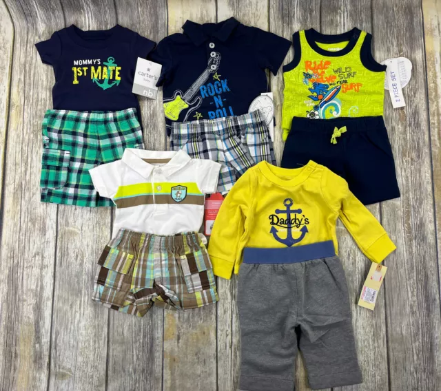 Carters Koala Baby Newborn Boy Outfits Set Of 5 New With Tags Casual