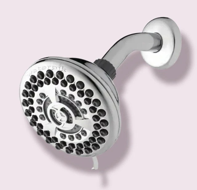 Waterpik Powerpulse 9-Spray Showerhead Chrome YAT-933E NEW openbox