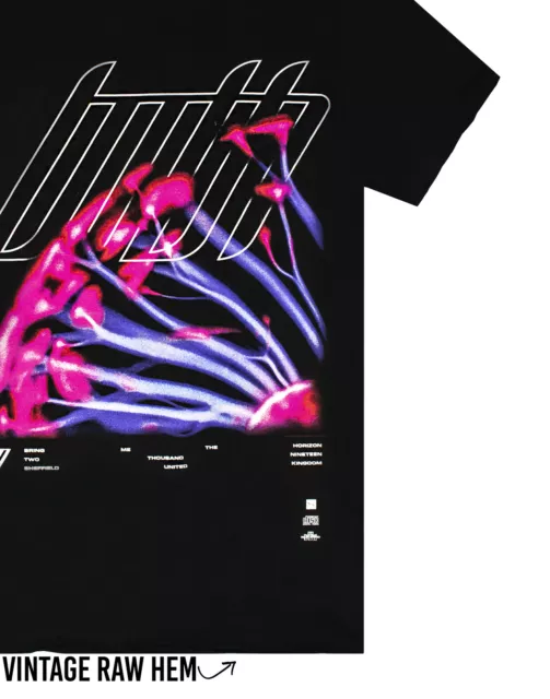 T-shirt Bring Me The Horizon Amplified Amo Album Top da uomo con fascia nera 3