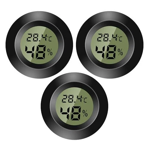 Termometro Igrometro Digitale Ainiv - 4 Pezzi Con Emoji Per Casa E Ufficio