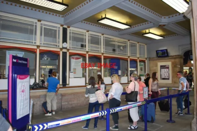 Photo  Bristol Temple Meads Railway Station The Ticket Hall Of The Former Gwr/Mr