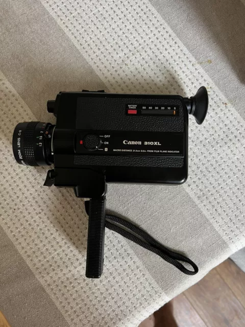【NEAR MINT+】 Canon 310XL Super 8 Movie Cine Camera 8.5-25.5mm f1 Lens From JAPAN