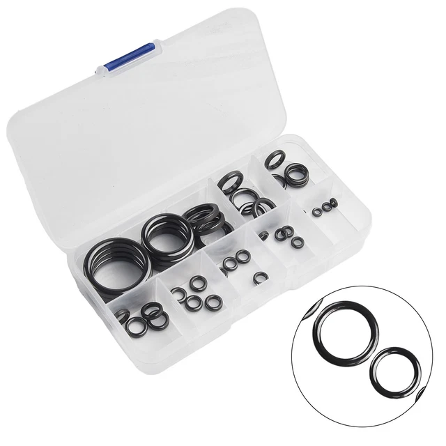 7 Anneaux Guides De Canne à Pêche Double Jambe – Remplacement Inox Et Céramique