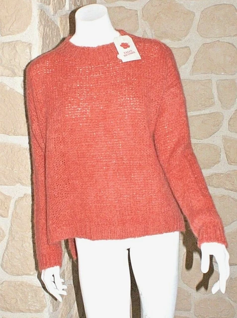 Pull Rose Ycoo – Taille S/M, Laine Et Mohair, Neuf Avec étiquette (prix D’origine 44€)