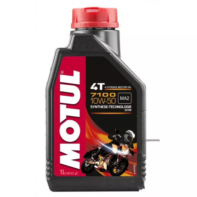 Motul 7100 10w50 Motoröl 10w-50 API SG SH SJ SL SM SN JASO MA2 2x1Liter